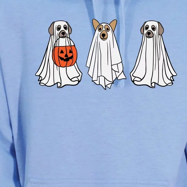 Funny Dog Ghosts Halloween Costume Unisex Surf Hoodie