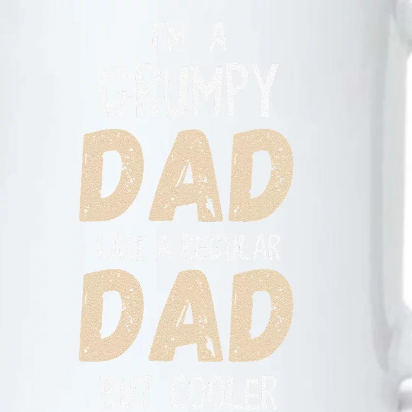 Fathers Day Grumpy Cool Father Dad Jokes Moody Cranky Black Color Changing Mug