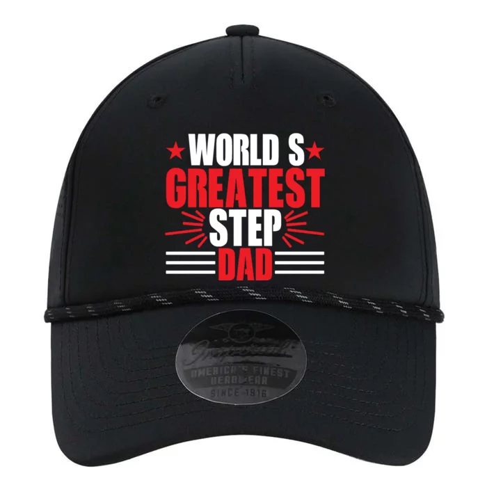 Father's Day Gift, World's Greatest Step Dad Plus Size Shirts For Dad Son Family Performance The Dyno Cap