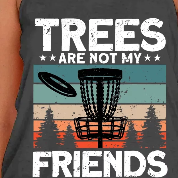 Funny Disc Golf Player Outfit Disc Golf Women's Knotted Racerback Tank