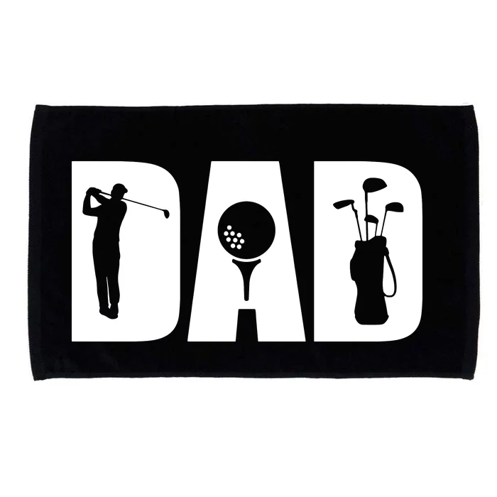 Father Day Gift For Golf Dad Funny Dad Gift Microfiber Hand Towel