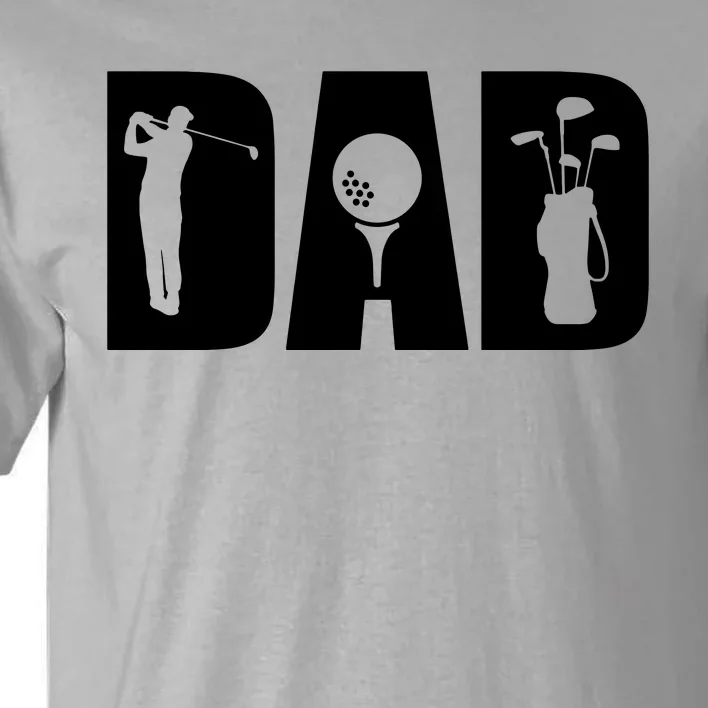 Father Day Gift For Golf Dad Funny Dad Gift Tall T-Shirt