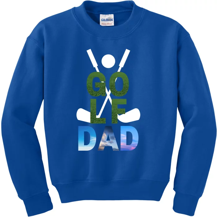 Father's Day Golf Dad Gift For Dad Kids Sweatshirt