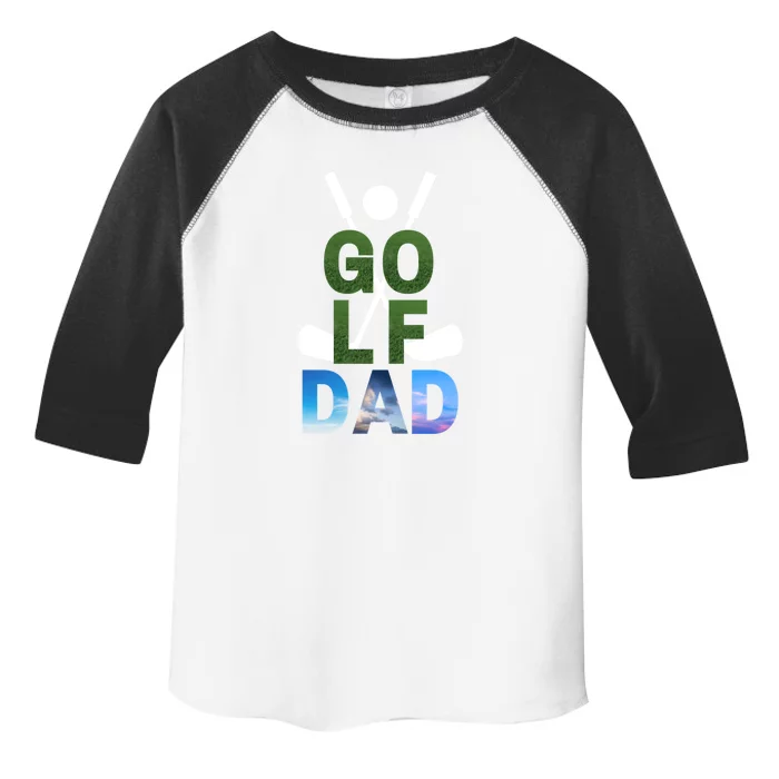 Father's Day Golf Dad Gift For Dad Toddler Fine Jersey T-Shirt