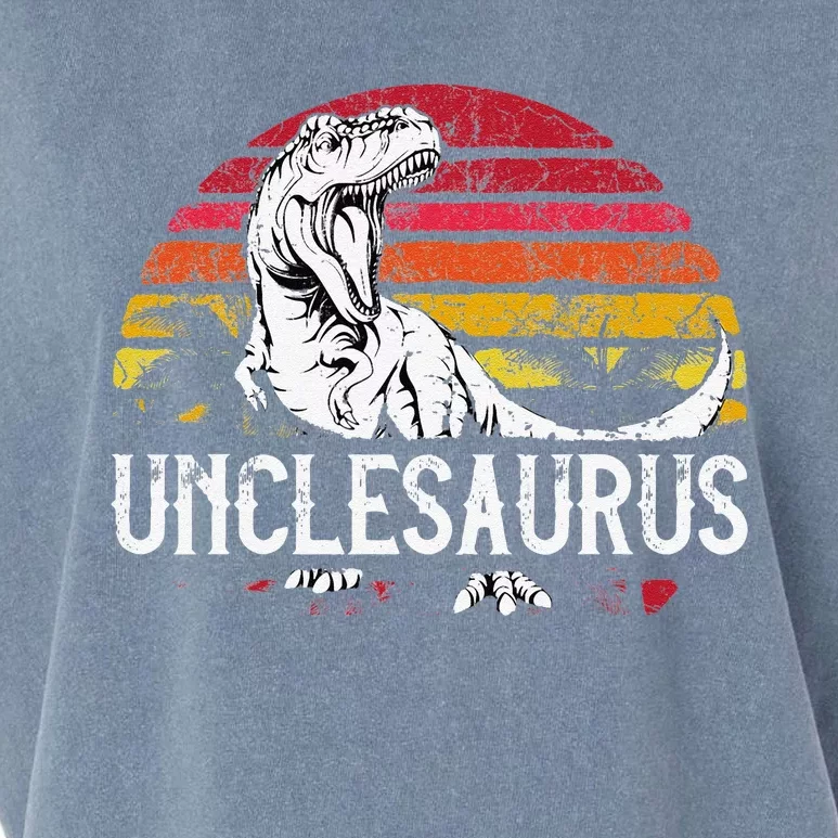 Fathers Day Gift For Unclesaurus Uncle Saurus T Rex Garment-Dyed Women's Muscle Tee