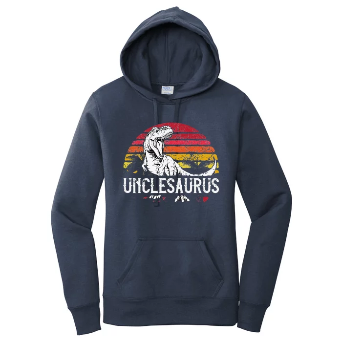 Fathers Day Gift For Unclesaurus Uncle Saurus T Rex Women's Pullover Hoodie