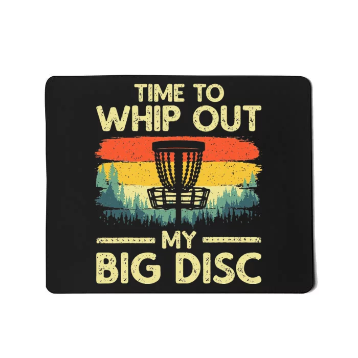 Funny Disc Golf Art For Men Women Flying Disc Sport Players Mousepad