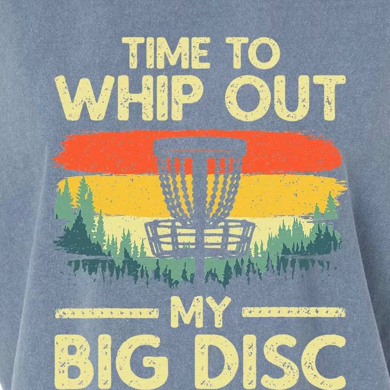 Funny Disc Golf Art For Men Women Flying Disc Sport Players Garment-Dyed Women's Muscle Tee