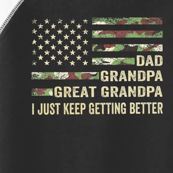 Fathers Day Gift From Grandkids Dad Grandpa Great Grandpa Toddler Fine Jersey T-Shirt