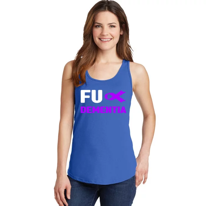 Fuck Detia Gift Cute Gift Fuck Alzheimer's Detia Alzheimer's Cool Gift Ladies Essential Tank