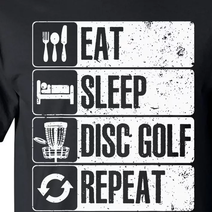 Funny Disc Golf Art For Golf Player Disc Golfers Tall T-Shirt