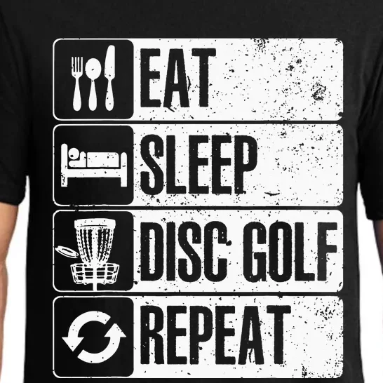 Funny Disc Golf Art For Golf Player Disc Golfers Pajama Set