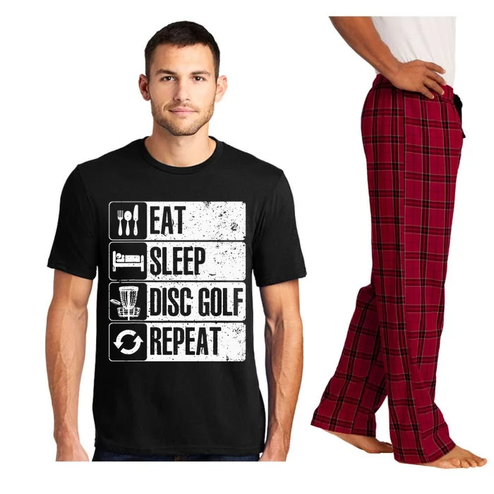 Funny Disc Golf Art For Golf Player Disc Golfers Pajama Set