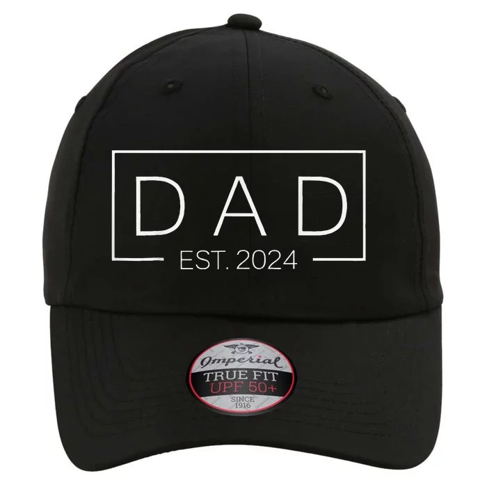 Fathers Day Gift Dad Est 2024 Expect Baby Wife Daughter The Original Performance Cap