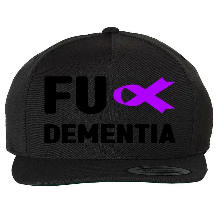 Fuck Detia Gift Fuck Alzheimer's Detia Alzheimer's Great Gift Wool Snapback Cap