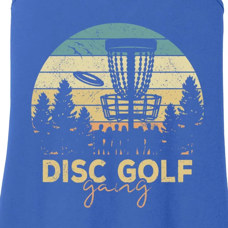 Funny Disc Golf Sport Disc Golf Gang Retro Frisbee Golf Gift Ladies Essential Tank