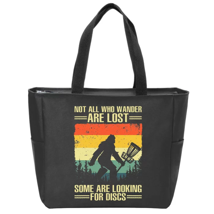 Funny Disc Golf Art For Disc Golf Player lovers Zip Tote Bag