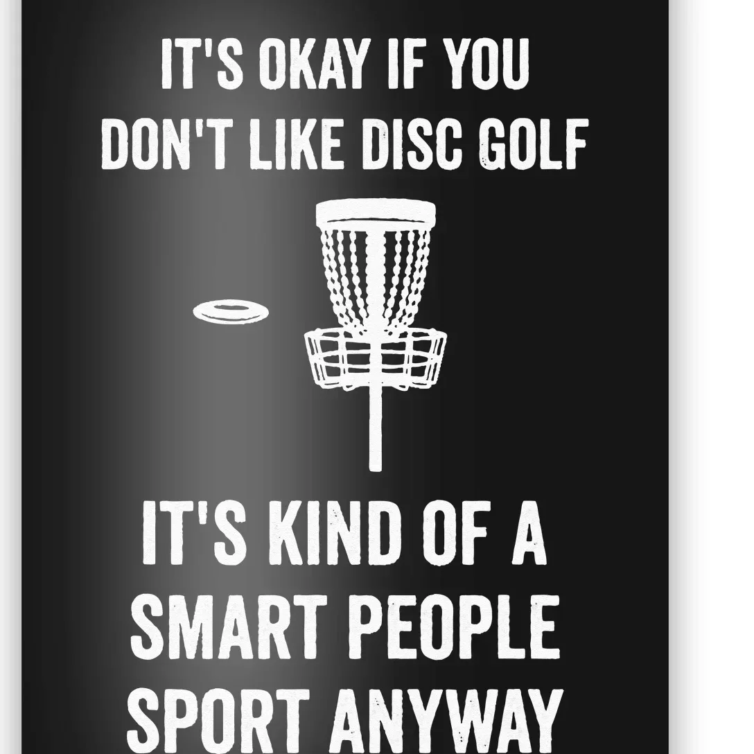 Funny Disc Golf Poster