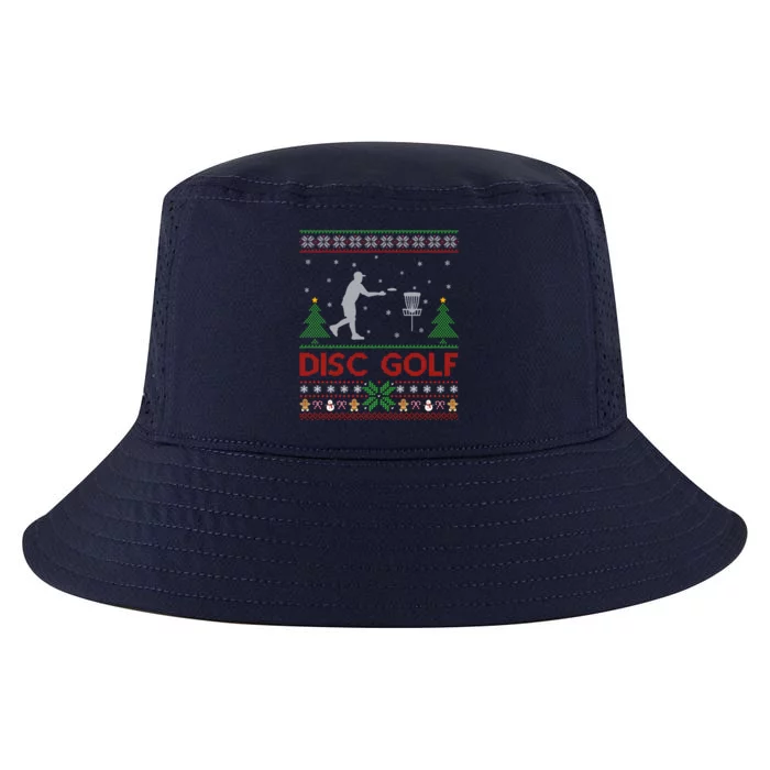 Funny Disc Golf Sports Lover Santa Ugly Disc Golf Christmas Funny Gift Cool Comfort Performance Bucket Hat