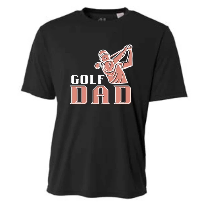 Father's Day Golf Dad Best Dad By Par Gift For Dad Cooling Performance Crew T-Shirt