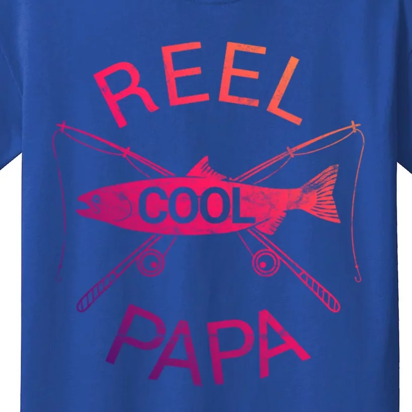 Fathers Day Great Gift Fishing Reel Cool Dad Funny Funny Gift Kids T-Shirt