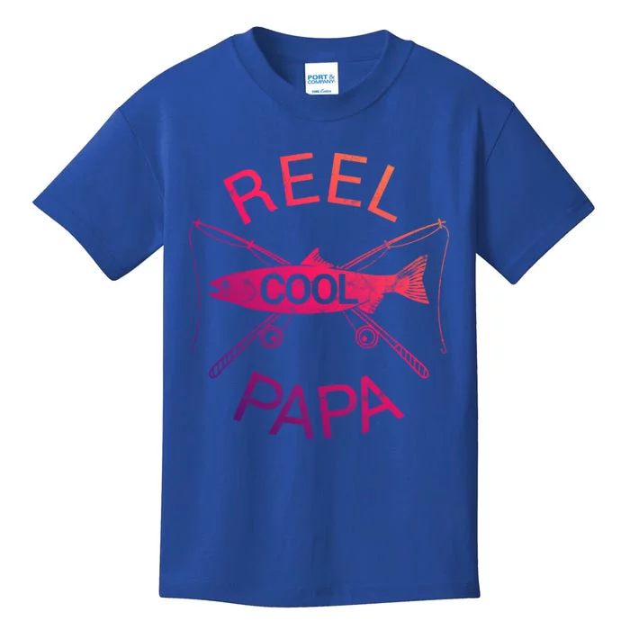 Fathers Day Great Gift Fishing Reel Cool Dad Funny Funny Gift Kids T-Shirt