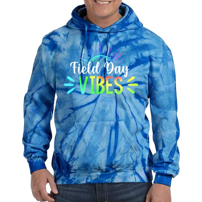 Field Day Great Gift Teachers 8th Grade Vibes Great Gift Tie Dye Hoodie