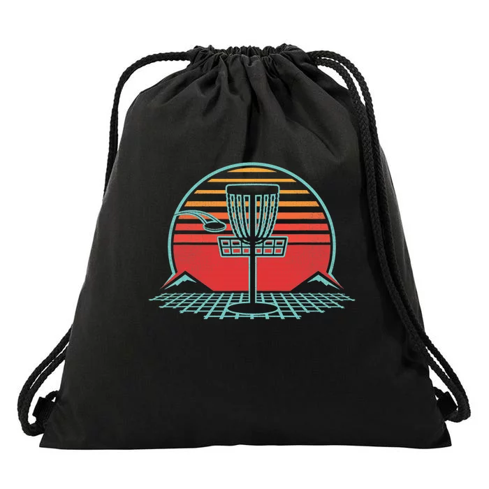 Funny Disc Golf Design For  Disc Golf Player Lover Drawstring Bag