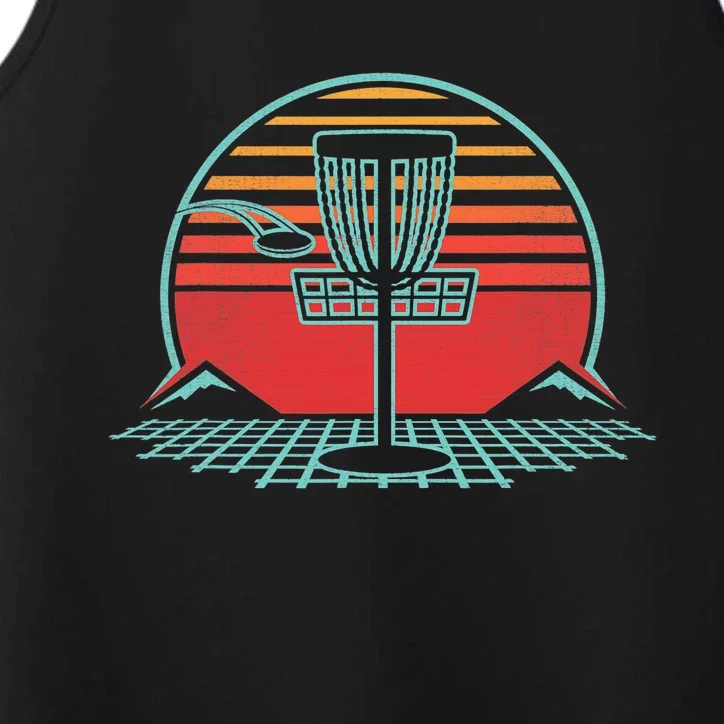 Funny Disc Golf Design For  Disc Golf Player Lover Performance Tank