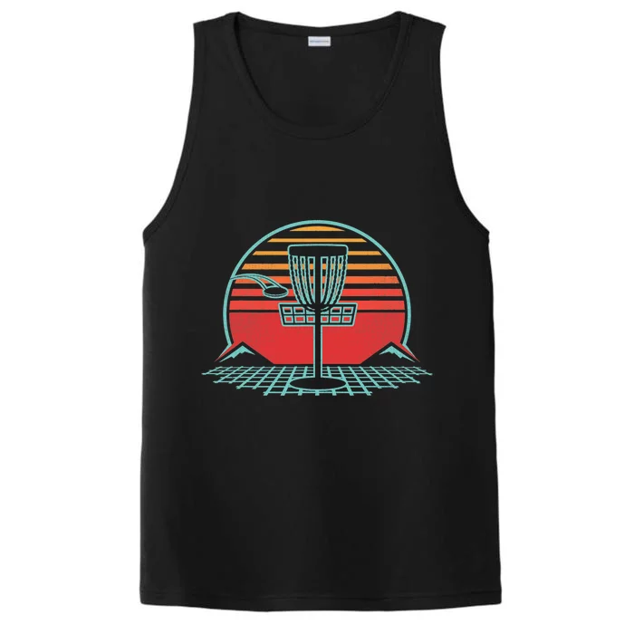 Funny Disc Golf Design For  Disc Golf Player Lover Performance Tank