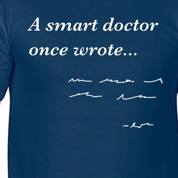 Funny Doctor Gifts Smart Doctor Once Wrote Medical Humor Comfort Colors T-Shirt