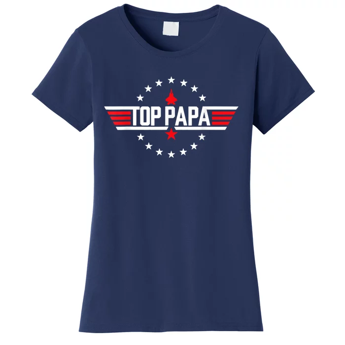 Fathers Day Gift Papa Gift From Grandkids Son Daughter Women's T-Shirt