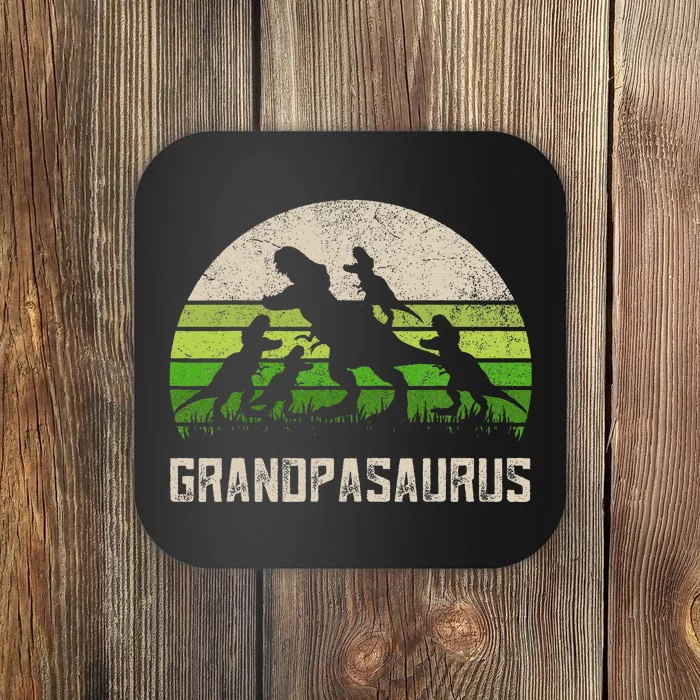 Fathers Day Grandpa Grandpasaurus Dinosaur Coaster