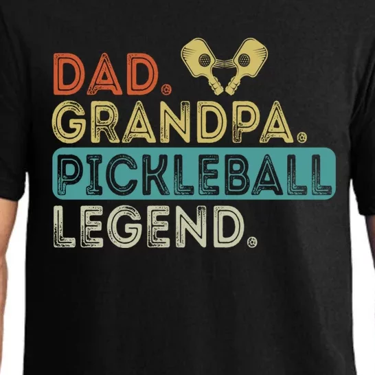 Funny Dad Grandpa Dad Grandpa Pickleball Legend Pickleball Gift Pajama Set