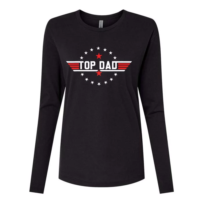 Fathers Day Gift Dad Gift From Grandkids Son Daughter Womens Cotton Relaxed Long Sleeve T-Shirt