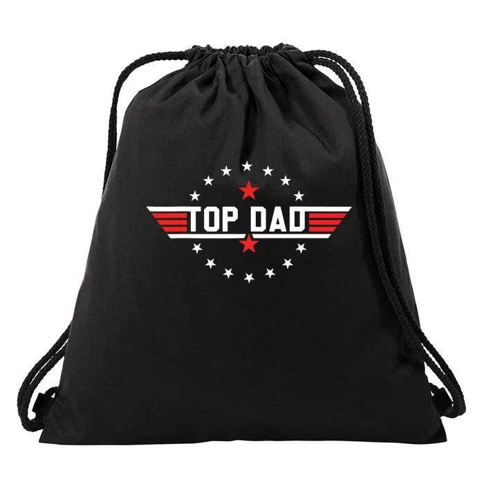 Fathers Day Gift Dad Gift From Grandkids Son Daughter Drawstring Bag