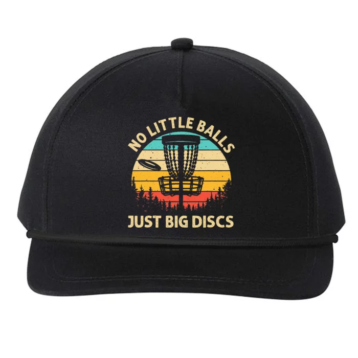 Funny Disc Golf Design Disc Golf Lover Player Snapback Five-Panel Rope Hat