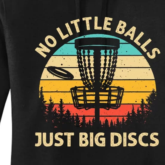 Funny Disc Golf Design Disc Golf Lover Player Women's Pullover Hoodie