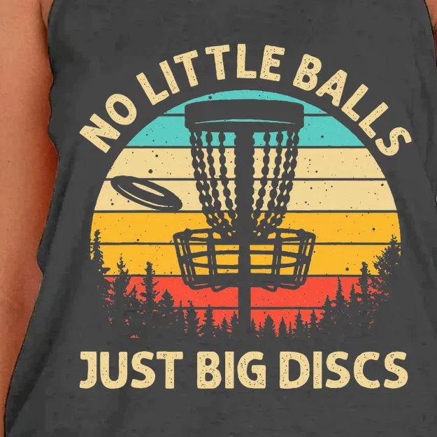 Funny Disc Golf Design Disc Golf Lover Player Women's Knotted Racerback Tank