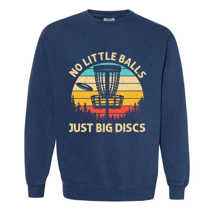 Funny Disc Golf Design Disc Golf Lover Player Garment-Dyed Sweatshirt