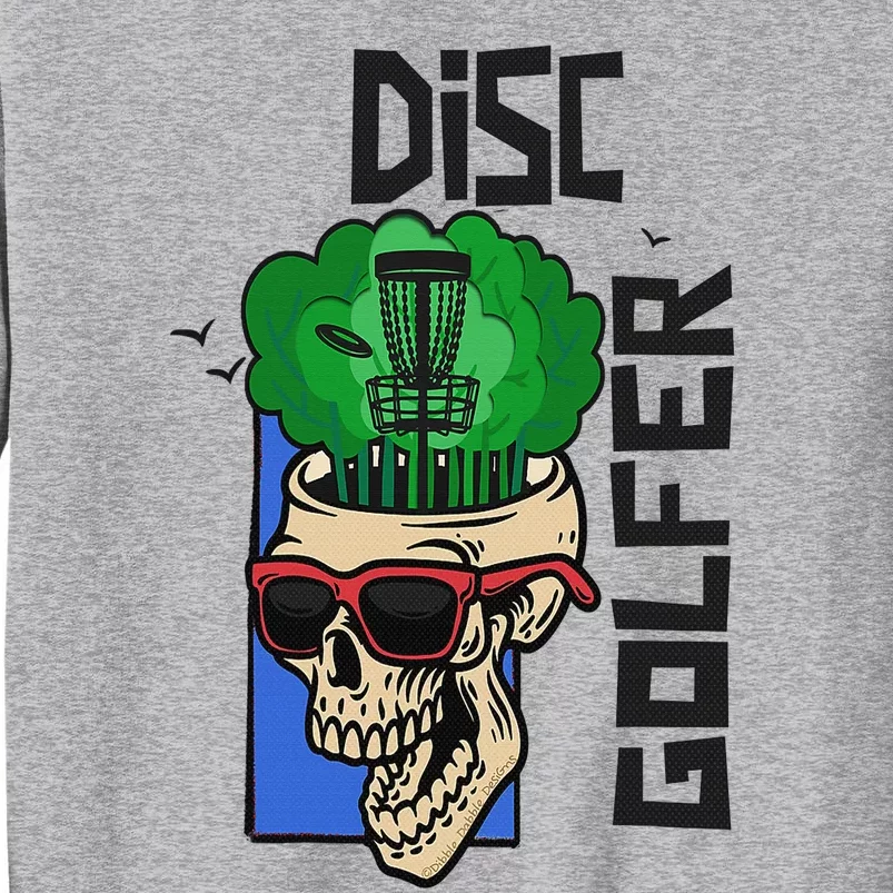 Funny Disc Golf on the Brain - Disc Golf Tall Sweatshirt