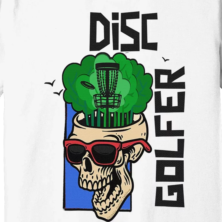 Funny Disc Golf on the Brain - Disc Golf Premium T-Shirt