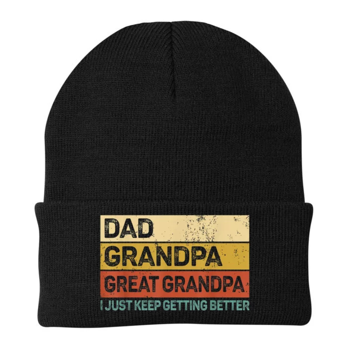 Fathers Day Gift from GrandKid Dad Grandpa Great Grandpa Knit Cap Winter Beanie