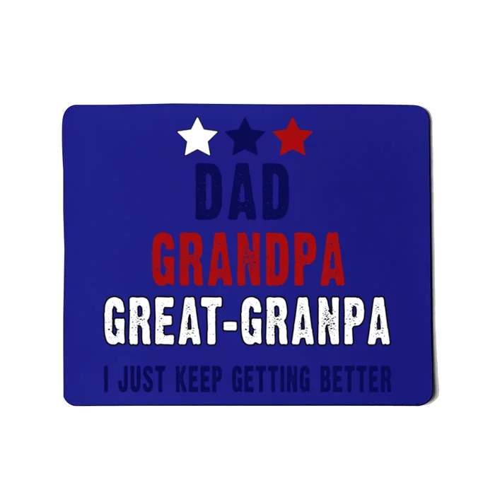 Fathers Day Gift From Grand Dad Grandpa Great Grandpa Gift Mousepad