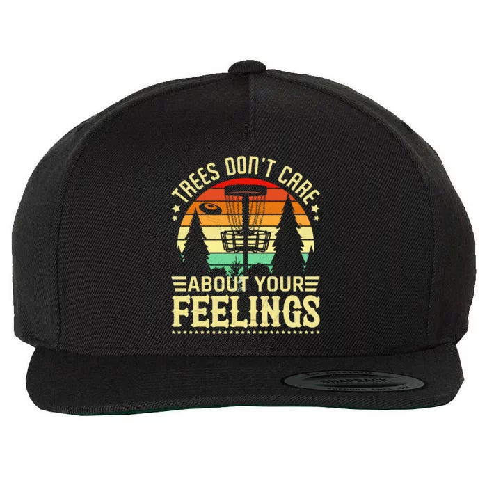 Funny Disc Golfer Disc Golf Gear Retro Disc Golfing Lover Cute Gift Wool Snapback Cap