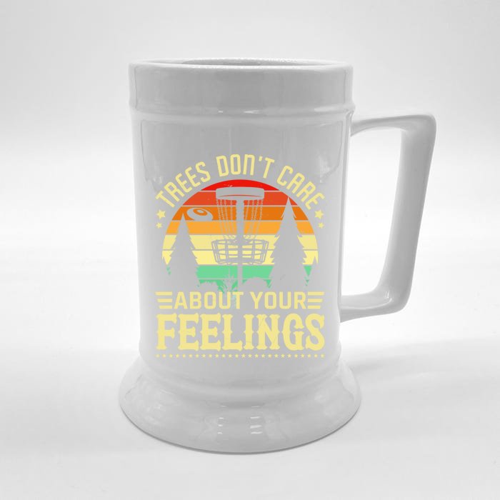 Funny Disc Golfer Disc Golf Gear Retro Disc Golfing Lover Cute Gift Front & Back Beer Stein