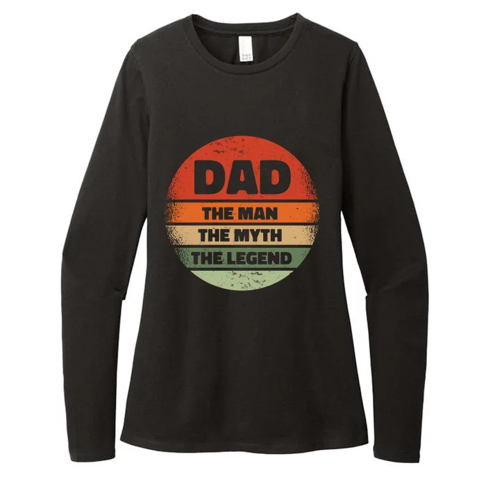 Father’s Day Gift Dad The The Myth The Legend Cute Gift Womens CVC Long Sleeve Shirt