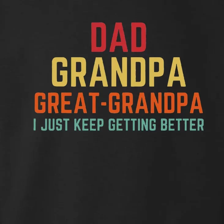 Fathers Day Gift From Grandkids Dad Grandpa Great Grandpa Toddler Hoodie