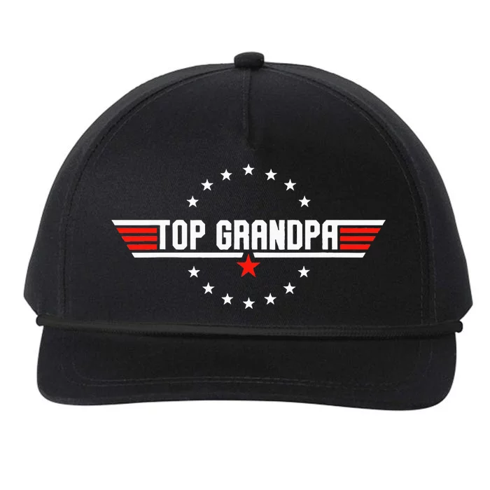 Fathers Day Gift Grandpa Gift From Grandkids Son Daughter Snapback Five-Panel Rope Hat