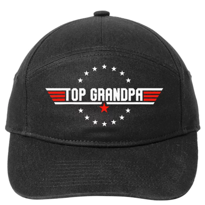 Fathers Day Gift Grandpa Gift From Grandkids Son Daughter 7-Panel Snapback Hat